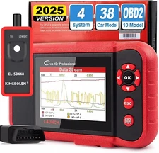 2025 LAUNCH CRP123 VII+ Car OBD2 Diagnostic Scanner ABS SRS Engine Code Reader