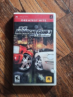Midnight Club 3 Dub Edition (Sony PSP, 2005) No Game - Case Only