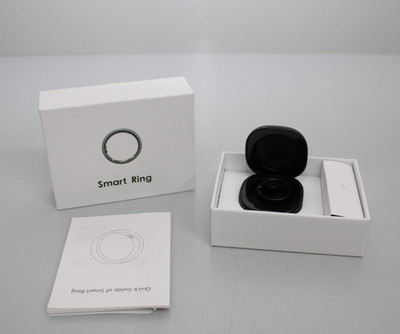 Smart Ring R09+ mit Ladecase   Größe 8 Titanschwarz NEU