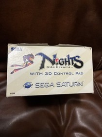 Nights Into Dreams (Sega Saturn) Big Box w/3D Control Pad Complete CIB Reg Card