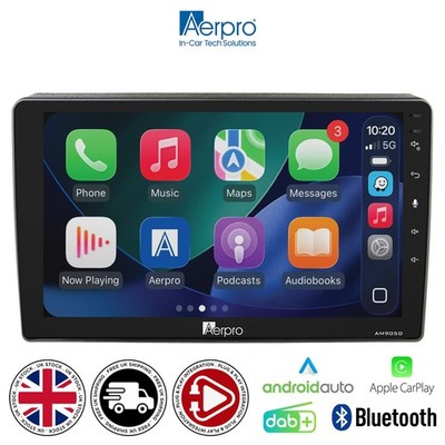 Ford Transit/Tourneo Aerpro 9'' Autoradio Set Wireless CarPlay Android Auto DAB+