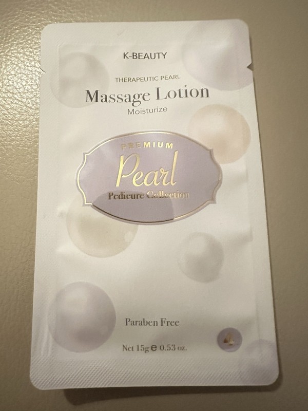 K-beauty Message Lotion Therapeutic Pearl Premium Pearl Pedicure Collection 15g