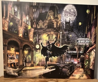 Thomas Kinkade Studios Canvas Poster Batman DC Universe Medium Unframed