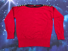 Vintage red and black Women's Sweater Ralph Lauren size Large EUC