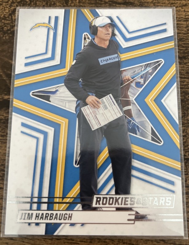 2025 Panini Rookies & Stars Jim Harbaugh #3 San Diego Chargers