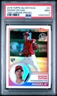 2018 Topps Shohei Ohtani #51 Silver Pack Refractor RC Angels PSA 9