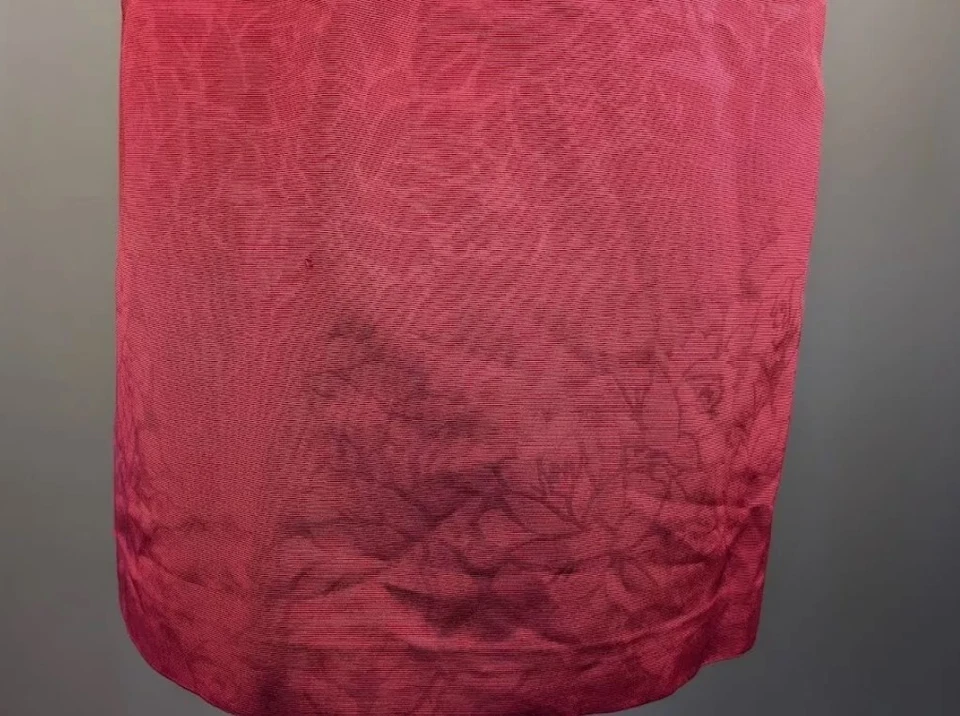 Traje Falda Roja Yves Saint Laurent Vintage Jacquard Floral Blazer Falda Midi 10 Foto 4 de 4