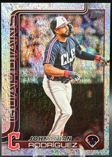 Johnathan Rodriguez Holo Foil 2025 Topps Update Series #US142 Guardians