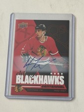 2025 UPPER DECK BLACKHAWKS CENTENNIAL CURT FRASER RED HOT AUTOS