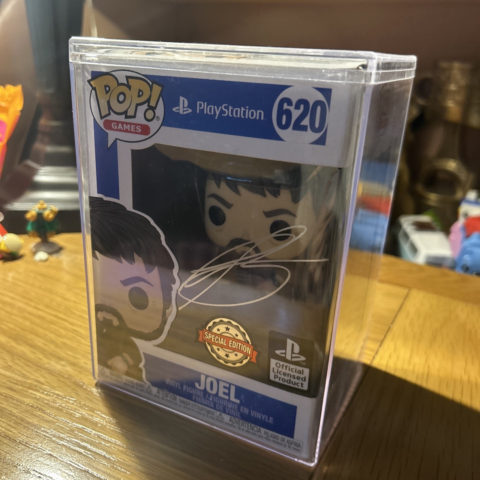 Troy Baker Firmado The Last Of Us Joel Funko Pop! #620 PlayStation con cotización