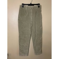 Talbots Olive Corduroy Straight-Leg woman Pants