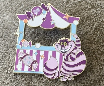Disney Cats & Dogs Character Booth Stand Blind Box Enamel Pin Cheshire Cat