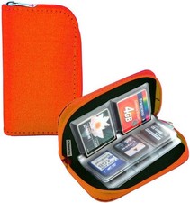 Memory Card Case - Carrying Case Suitable for Micro SD, Mini SD and 4X CF, Card