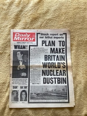 Atommüllplan Großbritannien Preis Kämpfer Spiegel 21.10.1975 Original Zeitung