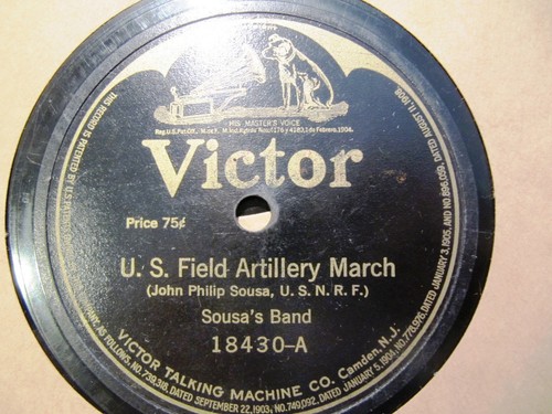 W WAR I LIBERTY LOAN MARCH/ FIELD ARTILLERY John Philip SOUSA CONDUCTS Victor - Picture 2 of 2