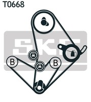 1X Skf Vkma 95010 Zahnriemensatz FüR Mitsubishi Hyundai