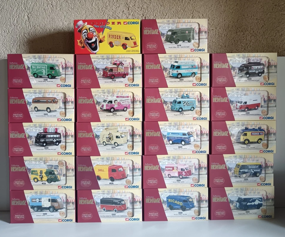 Collection Corgi Heritage Renault 1000KG , Peugeot D3A ... 1/43 ou 1/50 - Photo 1/1