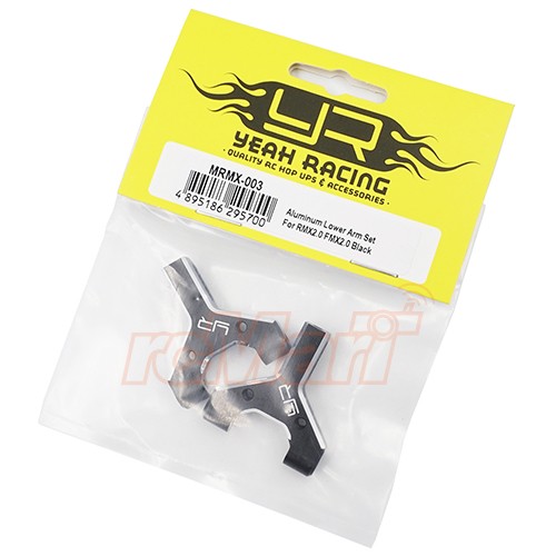 Yeah Racing Aluminum Front Lower Arm Set For MST RMX2.0 FMX2.0 Black #MRMX-003 - Picture 2 of 4