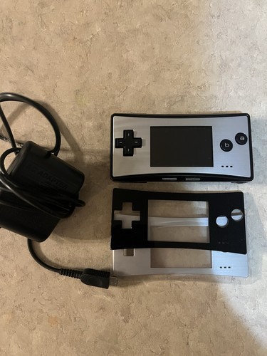 Nintendo Gameboy Micro Black Silver Handheld System Console OXY-001 ...