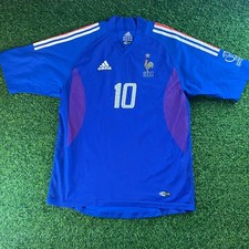 Zidane - France 2002 Official Player Ver. Jersey Shirt Kit - US M - World Cup