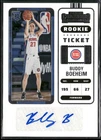 2022-23 Panini Contenders #165 Buddy Boeheim Season Ticket Retail Auto