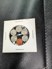 TINY Set of U.S. COINS IN HOLDER Miniatures. Cool collectable for coins