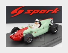 1:43 SPARK Cooper F1 T51 #46 France Gp 1960 H.Taylor Light Green Red S8051 Model