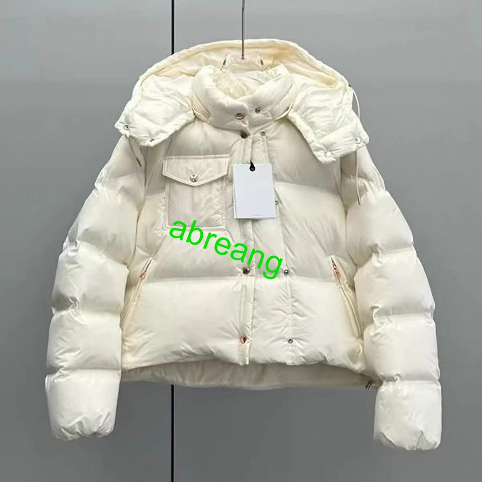 высокое качество с капюшоном утка вниз пальто свободного теплая куртка женщин 2025 1,2,3,4 зима - Изображение 4 из 4