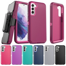 For Samsung Galaxy S21 Ultra S21  5G Heavy Duty Phone Case Cover / Clip Holster