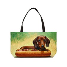 Dachshund Delight Weekender Tote: Adventure Awaits 