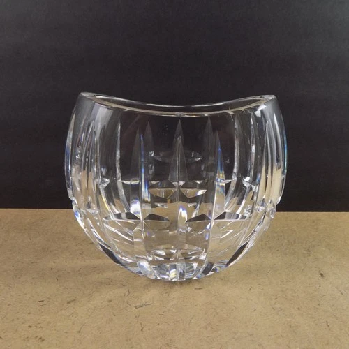 Waterford Crystal Oval Vase VGC Vintage Made in Ireland