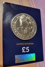 Queens Beasts 2020 White Lion of Mortimer £5 Collectable Uncirculated Coin
