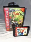 Earthworm Jim (Sega Genesis) - TESTED & WORKING - Game Cartridge + Original Case
