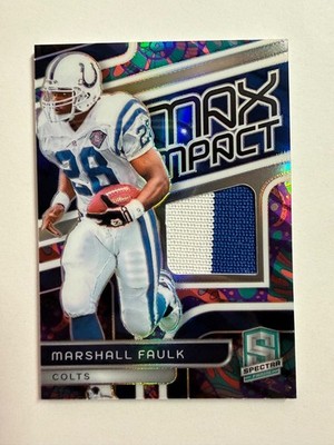 Marshall Faulk 2024 Panini Spectra Football - Max Impact Patch 4/5 #MI-MFK