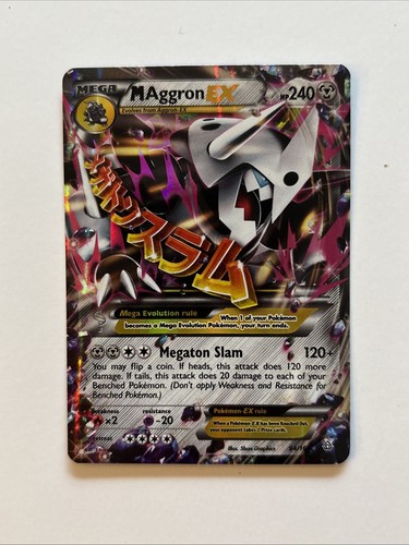 ** Mega Aggron EX 94/160 XY Primal Clash NM Pokemon