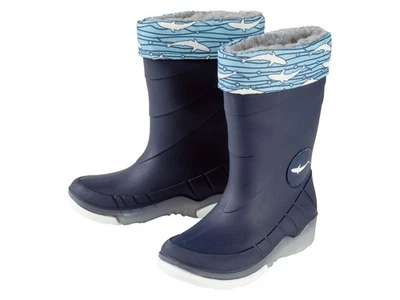 lupilu® Kleinkinder Jungen Regenstiefel mit Blink-Effekt (navy, 28/29) - B-Ware