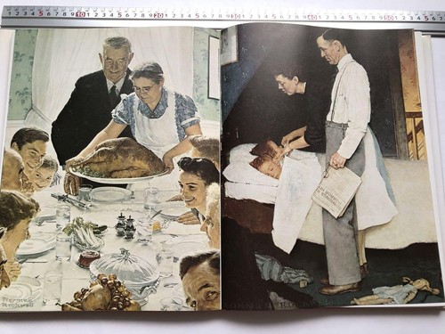 Norman Rockwell Gemälde, Kunstbücher, großes Öl ausländisches Englisch - Bild 12 von 16
