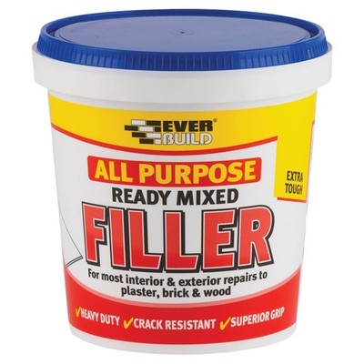 Everbuild Allzweck Fertigmischspachtel - Innen und Außen 600g, weiß 