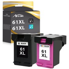 61 XL Black Color Ink Printer For HP ENVY 4500 4501 4502 4504 5530 5534 5539 Lot