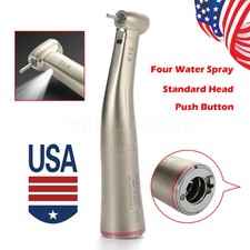 NSK Style LED Dental Electric Handpiece 1:5 Contra Angle Fiber Optic High Speed