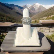 Brighton Ring TRUST YOUR JOURNEY Clear  Size 9 NWT Rare Find List $98