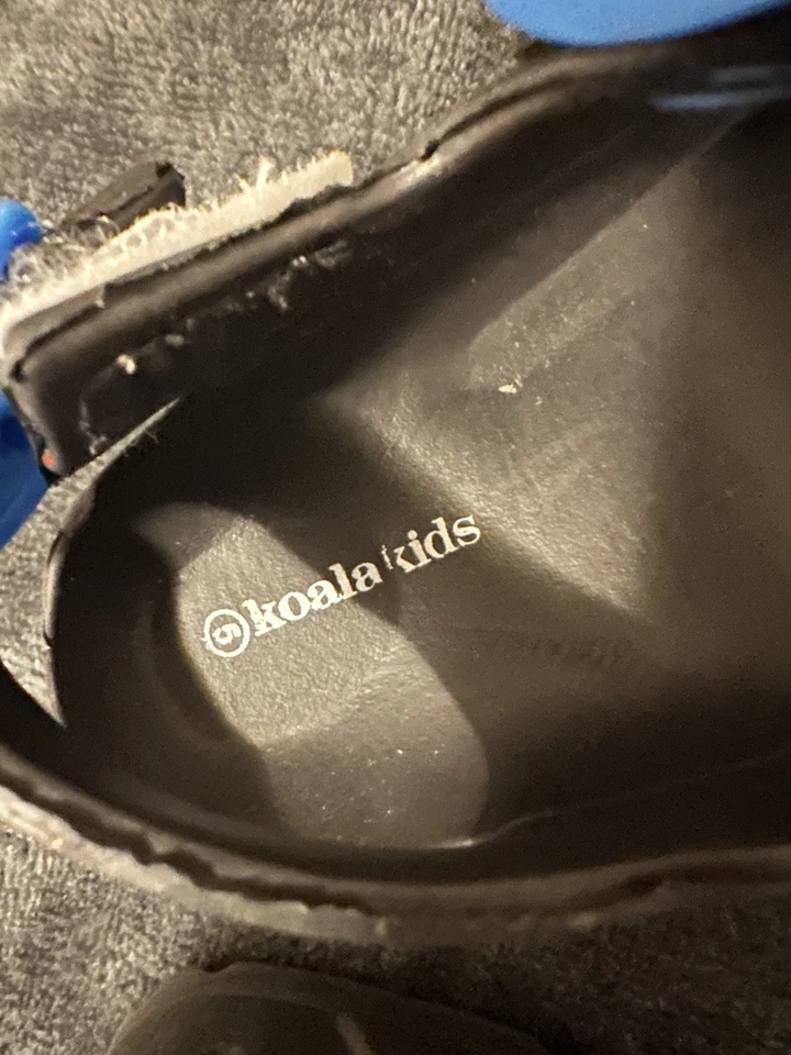 Sandalias de bebé Koala para niños negras y azules talla 5 Foto 3 de 3