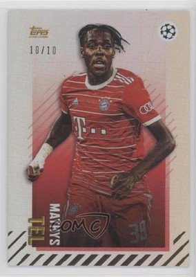 2022-23 Topps Gold X Dan Leydon Red 10/10 Mathys Tel 2d9