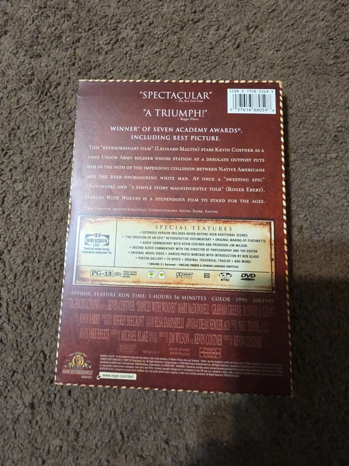 Dances With Wolves Special Edition - Image 2 of 2