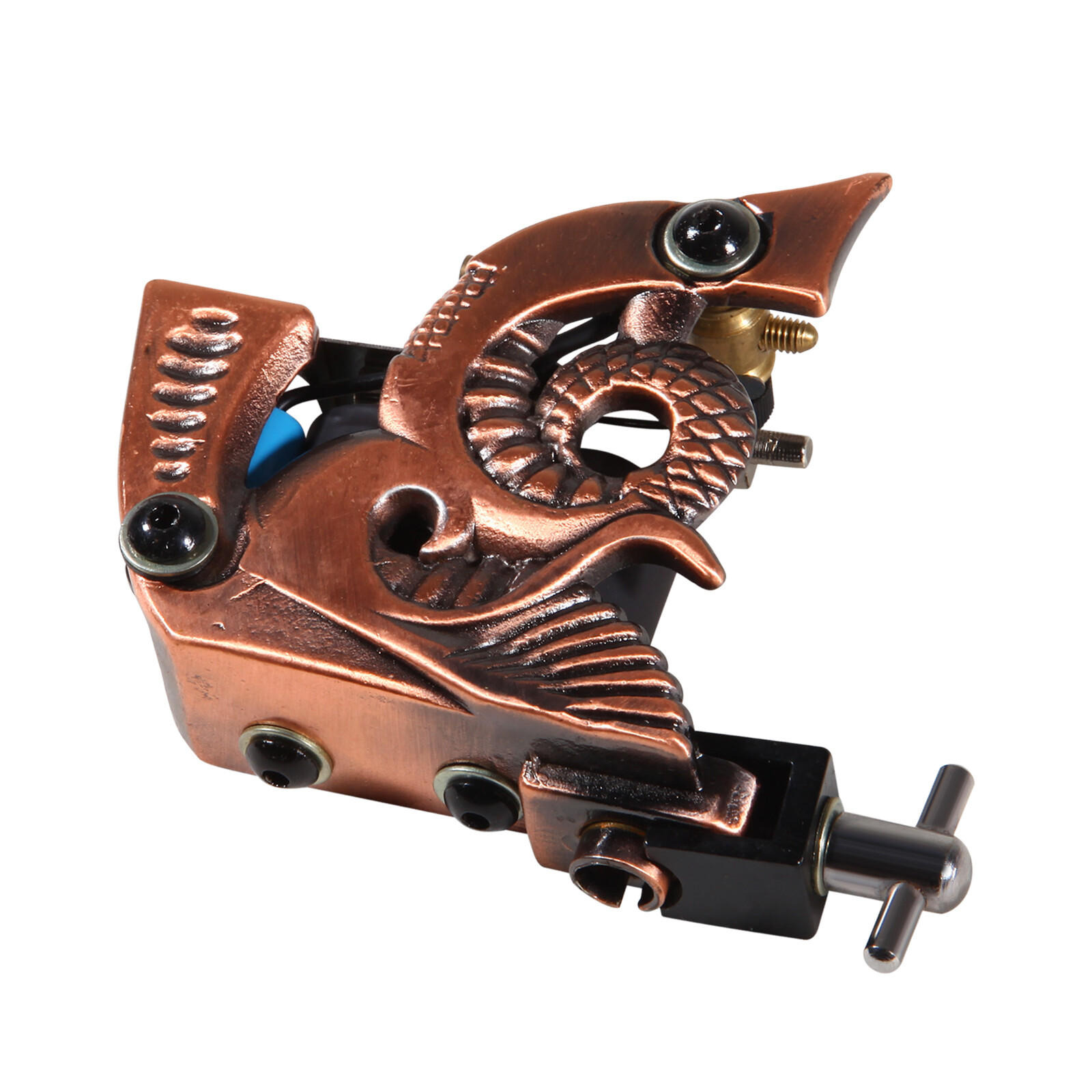 Xmas Sale 10 Wrap Coils Tattoo Machine Gun Liner Shader + RCA Cable