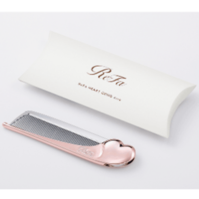New ReFa Aira Heart compact folding Comb silver Japan free