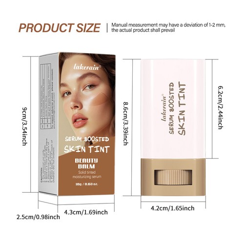 Foundation Stick Solid Concealer Balm Eraser Foundation Face Brighten Skin Tint - Picture 4 of 29