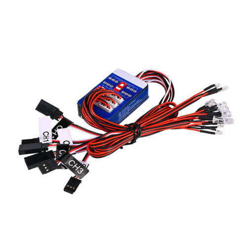 Kit de iluminación del sistema de freno de dirección de 12 luces LED para camión de radiocontrol TAMIYA 1/8 1/10 - Imagen 2 de 7