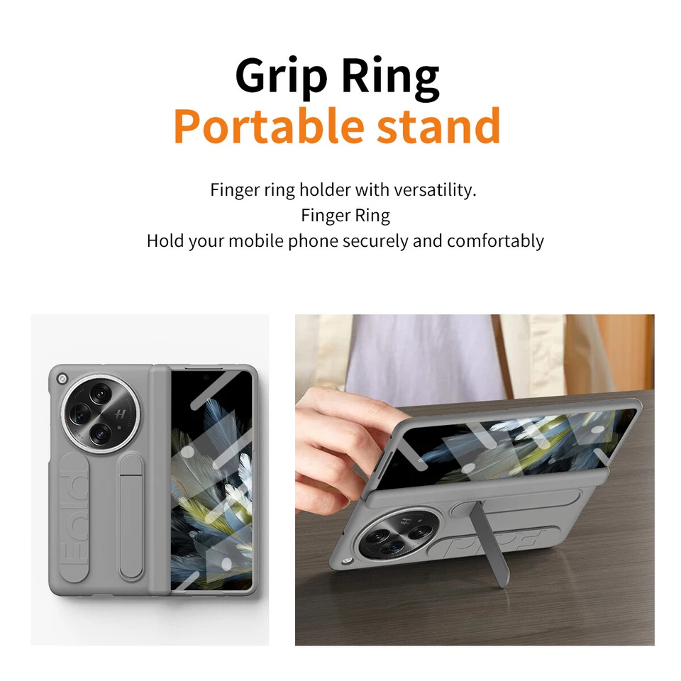 For Oppo Find N3/OnePlus Open TPU+PC Slim Case with Screen Protector Hinge Cover - Image 4 of 4