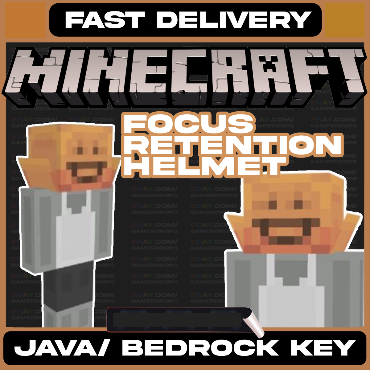 Minecraft Focus Retention Helmet Java Bedrock Edition